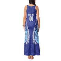 Northland 2026 Rugby Custom Tank Maxi Dress NZ Maori Silver Fern LT14 - Polynesian Pride
