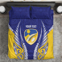 Otago 2026 Rugby Custom Bedding Set NZ Maori Silver Fern