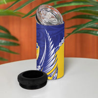 Otago 2026 Rugby Custom 4 in 1 Can Cooler Tumbler NZ Maori Silver Fern