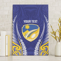 Otago 2026 Rugby Custom Canvas Wall Art NZ Maori Silver Fern