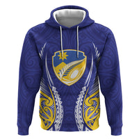 Otago 2026 Rugby Custom Hoodie NZ Maori Silver Fern LT14 Pullover Hoodie Blue - Polynesian Pride