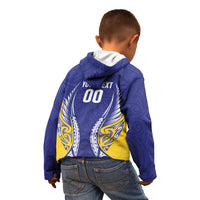 Otago 2026 Rugby Custom Kid Hoodie NZ Maori Silver Fern