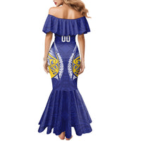 Otago 2026 Rugby Custom Mermaid Dress NZ Maori Silver Fern LT14 - Polynesian Pride