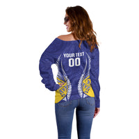 Otago 2026 Rugby Custom Off Shoulder Sweater NZ Maori Silver Fern