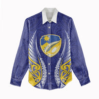Otago 2026 Rugby Custom Women Casual Shirt NZ Maori Silver Fern