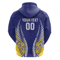 Otago 2026 Rugby Custom Zip Hoodie NZ Maori Silver Fern LT14 - Polynesian Pride