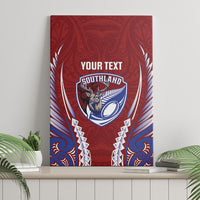 Southland 2026 Rugby Custom Canvas Wall Art NZ Maori Silver Fern LT14 - Polynesian Pride