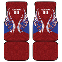 Southland 2026 Rugby Custom Car Mats NZ Maori Silver Fern LT14 - Polynesian Pride
