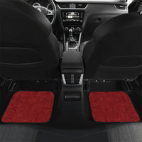 Southland 2026 Rugby Custom Car Mats NZ Maori Silver Fern LT14 Set 2pcs - Back Maroon - Polynesian Pride