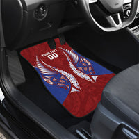 Southland 2026 Rugby Custom Car Mats NZ Maori Silver Fern LT14 - Polynesian Pride