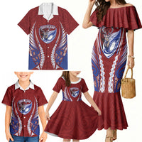Southland 2026 Rugby Custom Family Matching Mermaid Dress and Hawaiian Shirt NZ Maori Silver Fern LT14 - Polynesian Pride