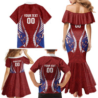 Southland 2026 Rugby Custom Family Matching Mermaid Dress and Hawaiian Shirt NZ Maori Silver Fern