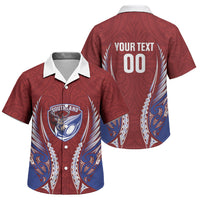 Southland 2026 Rugby Custom Family Matching Summer Maxi Dress and Hawaiian Shirt NZ Maori Silver Fern LT14 Son's Shirt Maroon - Polynesian Pride