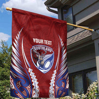 Southland 2026 Rugby Custom Garden Flag NZ Maori Silver Fern