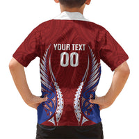 Southland 2026 Rugby Custom Kid Hawaiian Shirt NZ Maori Silver Fern LT14 - Polynesian Pride