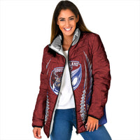 Southland 2026 Rugby Custom Padded Jacket NZ Maori Silver Fern
