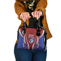 Southland 2026 Rugby Custom Shoulder Handbag NZ Maori Silver Fern LT14 One Size Maroon - Polynesian Pride
