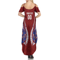 Southland 2026 Rugby Custom Summer Maxi Dress NZ Maori Silver Fern LT14 - Polynesian Pride