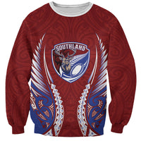 Southland 2026 Rugby Custom Sweatshirt NZ Maori Silver Fern