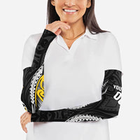 Taranaki 2026 Rugby Custom Arm Sleeves NZ Maori Silver Fern