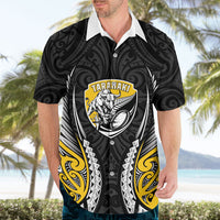Taranaki 2026 Rugby Custom Hawaiian Shirt NZ Maori Silver Fern