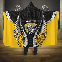Taranaki 2026 Rugby Custom Hooded Blanket NZ Maori Silver Fern LT14 - Polynesian Pride