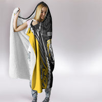 Taranaki 2026 Rugby Custom Hooded Blanket NZ Maori Silver Fern LT14 - Polynesian Pride