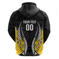 Taranaki 2026 Rugby Custom Hoodie NZ Maori Silver Fern LT14 - Polynesian Pride