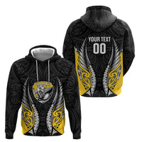 Taranaki 2026 Rugby Custom Hoodie NZ Maori Silver Fern LT14 - Polynesian Pride