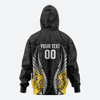 Taranaki 2026 Rugby Custom Hoodie NZ Maori Silver Fern LT14 - Polynesian Pride
