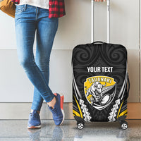 Taranaki 2026 Rugby Custom Luggage Cover NZ Maori Silver Fern
