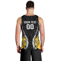Taranaki 2026 Rugby Custom Men Tank Top NZ Maori Silver Fern LT14 - Polynesian Pride