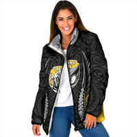 Taranaki 2026 Rugby Custom Padded Jacket NZ Maori Silver Fern
