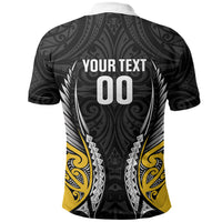 Taranaki 2026 Rugby Custom Polo Shirt NZ Maori Silver Fern LT14 - Polynesian Pride