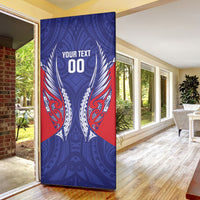 Tasman Bay 2026 Rugby Custom Door Cover NZ Maori Silver Fern