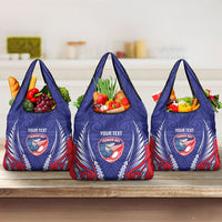 Tasman Bay 2026 Rugby Custom Grocery Bag NZ Maori Silver Fern