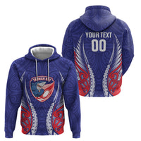 Tasman Bay 2026 Rugby Custom Hoodie NZ Maori Silver Fern LT14 - Polynesian Pride