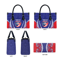 Tasman Bay 2026 Rugby Custom Leather Bag NZ Maori Silver Fern LT14 - Polynesian Pride