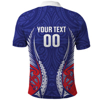 Tasman Bay 2026 Rugby Custom Polo Shirt NZ Maori Silver Fern LT14 - Polynesian Pride