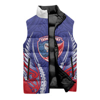 Tasman Bay 2026 Rugby Custom Sleeveless Puffer Jacket NZ Maori Silver Fern