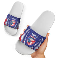 Tasman Bay 2026 Rugby Custom Slide Sandals NZ Maori Silver Fern