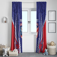 Tasman Bay 2026 Rugby Custom Window Curtain NZ Maori Silver Fern LT14 - Polynesian Pride