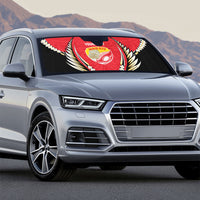 Waikato 2026 Rugby Custom Auto Sun Shade NZ Maori Silver Fern LT14 - Polynesian Pride