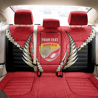 Waikato 2026 Rugby Custom Back Car Seat Cover NZ Maori Silver Fern