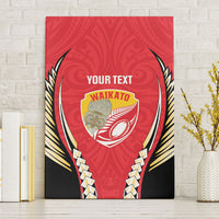 Waikato 2026 Rugby Custom Canvas Wall Art NZ Maori Silver Fern LT14 Without Frame Red - Polynesian Pride