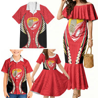 Waikato 2026 Rugby Custom Family Matching Mermaid Dress and Hawaiian Shirt NZ Maori Silver Fern LT14 - Polynesian Pride