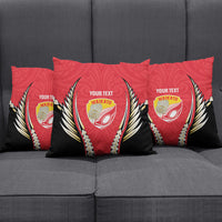 Waikato 2026 Rugby Custom Pillow Cover NZ Maori Silver Fern