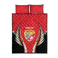 Waikato 2026 Rugby Custom Quilt Bed Set NZ Maori Silver Fern LT14 - Polynesian Pride