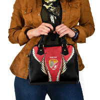 Waikato 2026 Rugby Custom Shoulder Handbag NZ Maori Silver Fern LT14 - Polynesian Pride