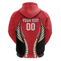 Waikato 2026 Rugby Custom Zip Hoodie NZ Maori Silver Fern LT14 - Polynesian Pride